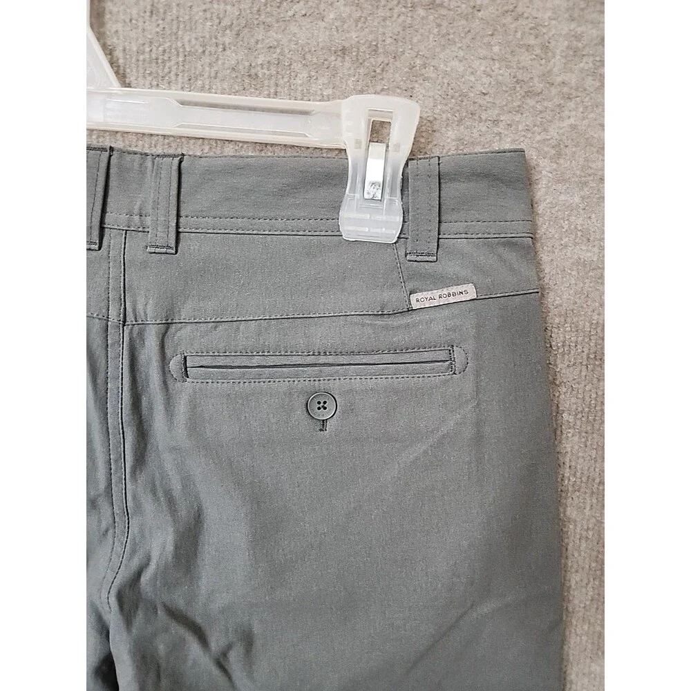 Royal Robbins Alpine Road Shorts Womens 4 Pewter Gray Hiking Stretch NEW - Picture 7 of 10